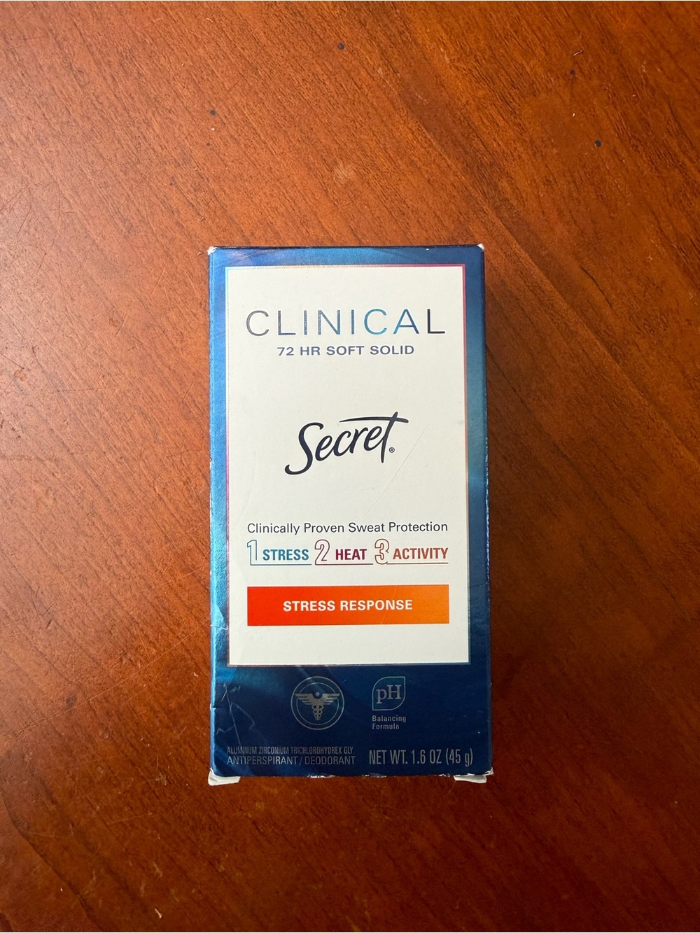 Secret Clinical Strength 72HR Stress Response Antiperspirant 1.6 oz New